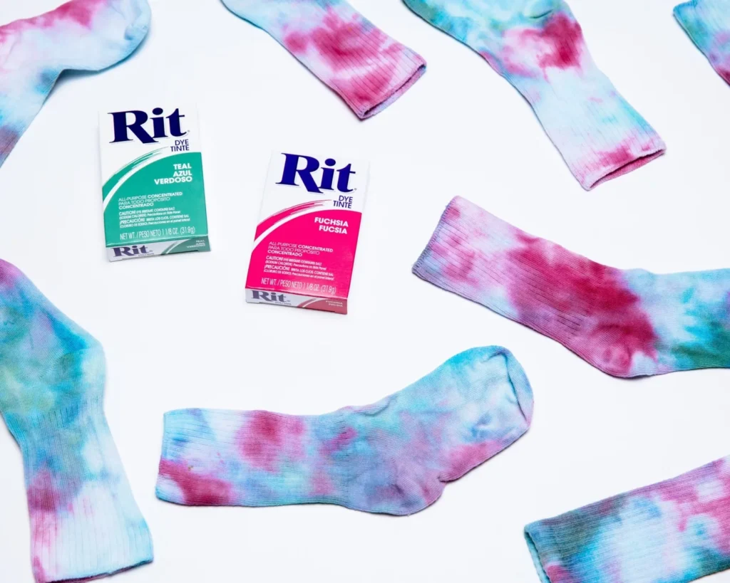 Custom skarpetek czyli ice dye socks