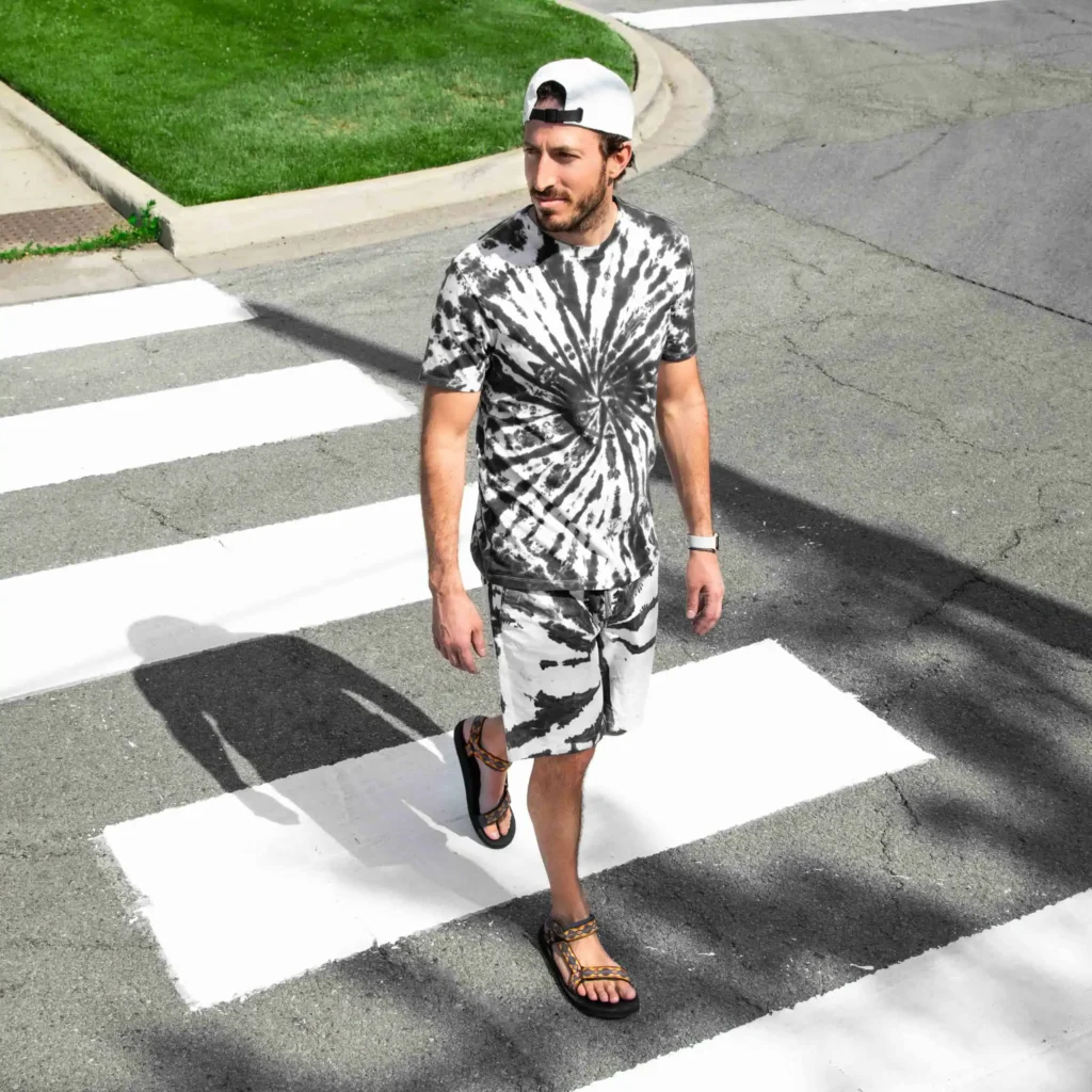 Finalny efekt barwienia zestawem RIT Get Black Back