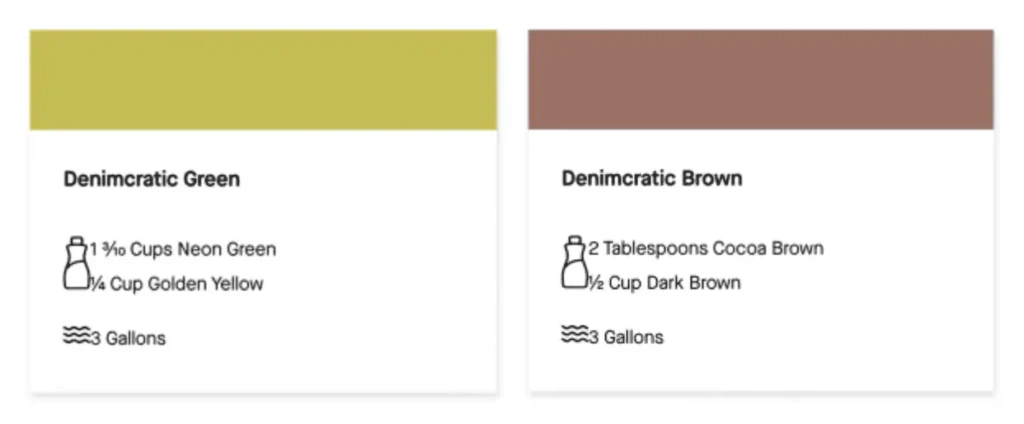 Kolory od Denimcratic