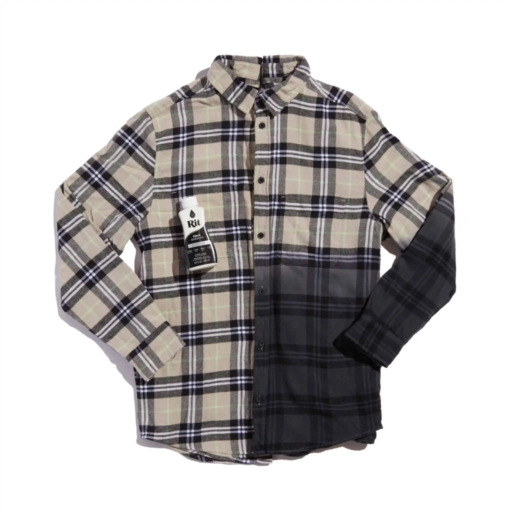 Flanela barwiona w kolorze Black