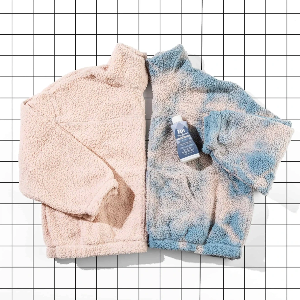 Finalny efekt oraz efekt przed barwieniem