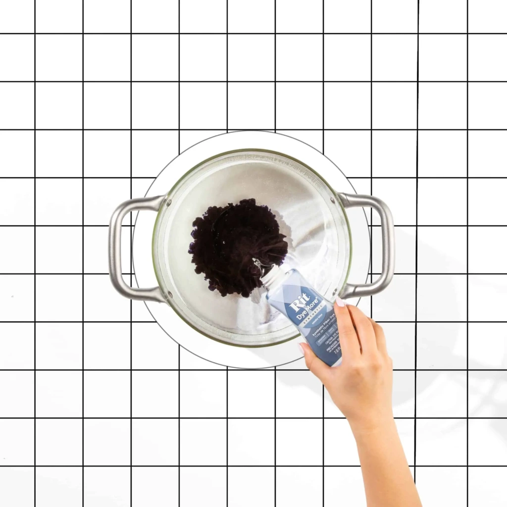 Przygotowywanie kąpieli barwiącej