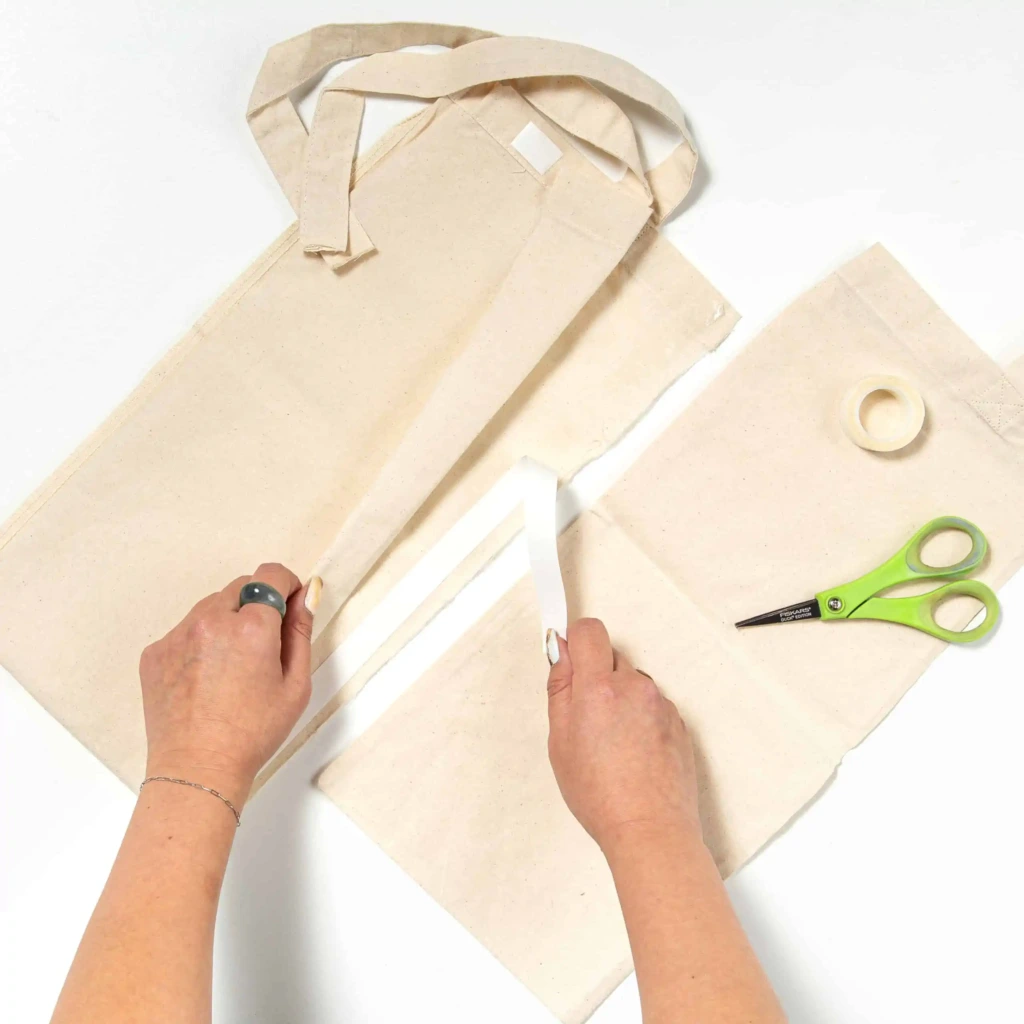 Przygotowywanie torby na wino do marmurkowania