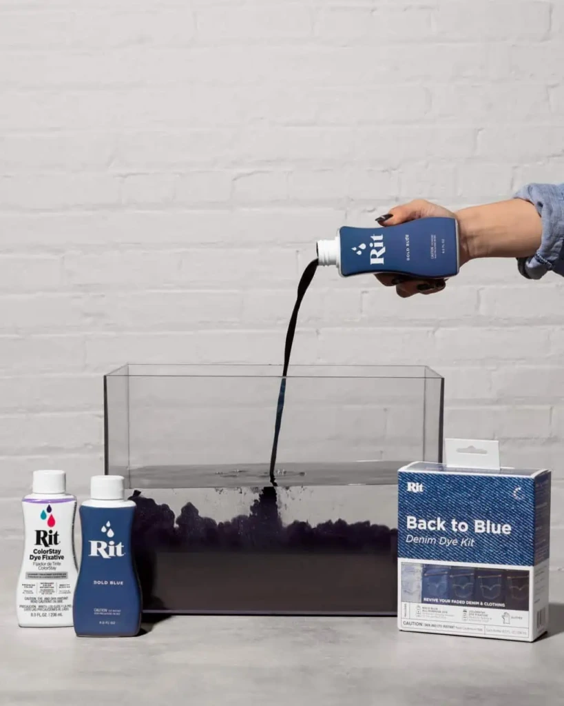 Przygotowywanie kąpieli barwiącej