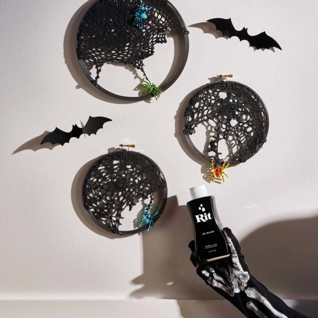 Serwetki Gone Goth barwione razem z RIT