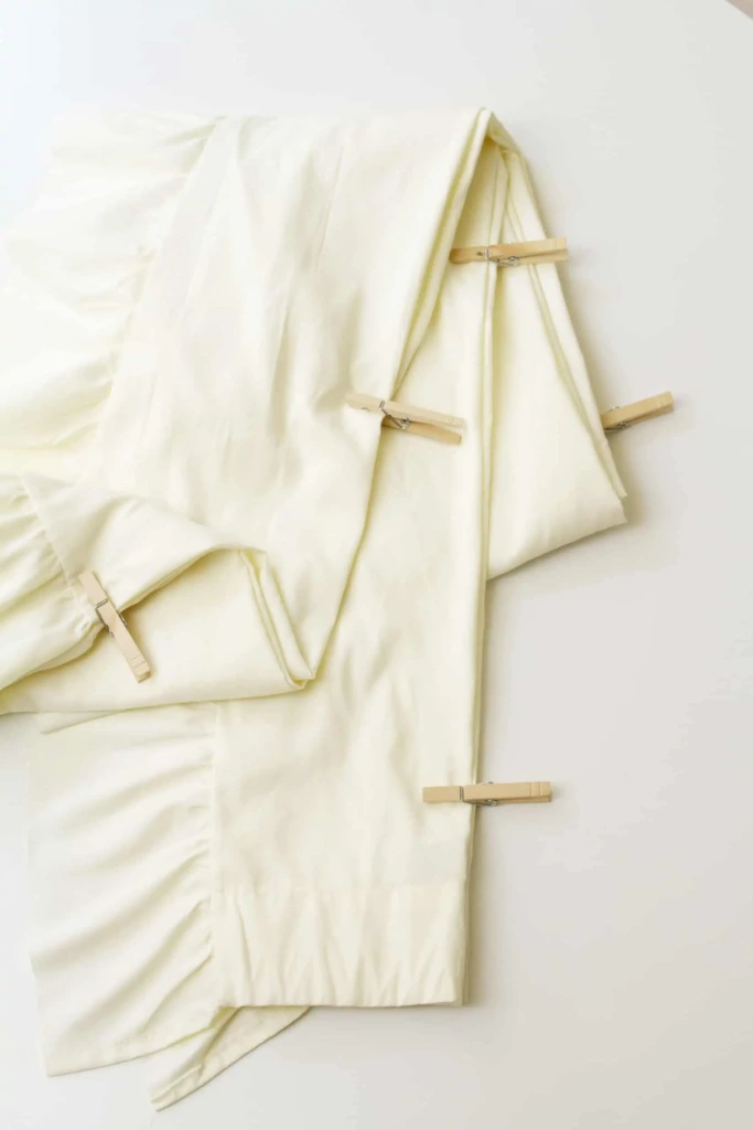 Składanie tkaniny w harmonijkę