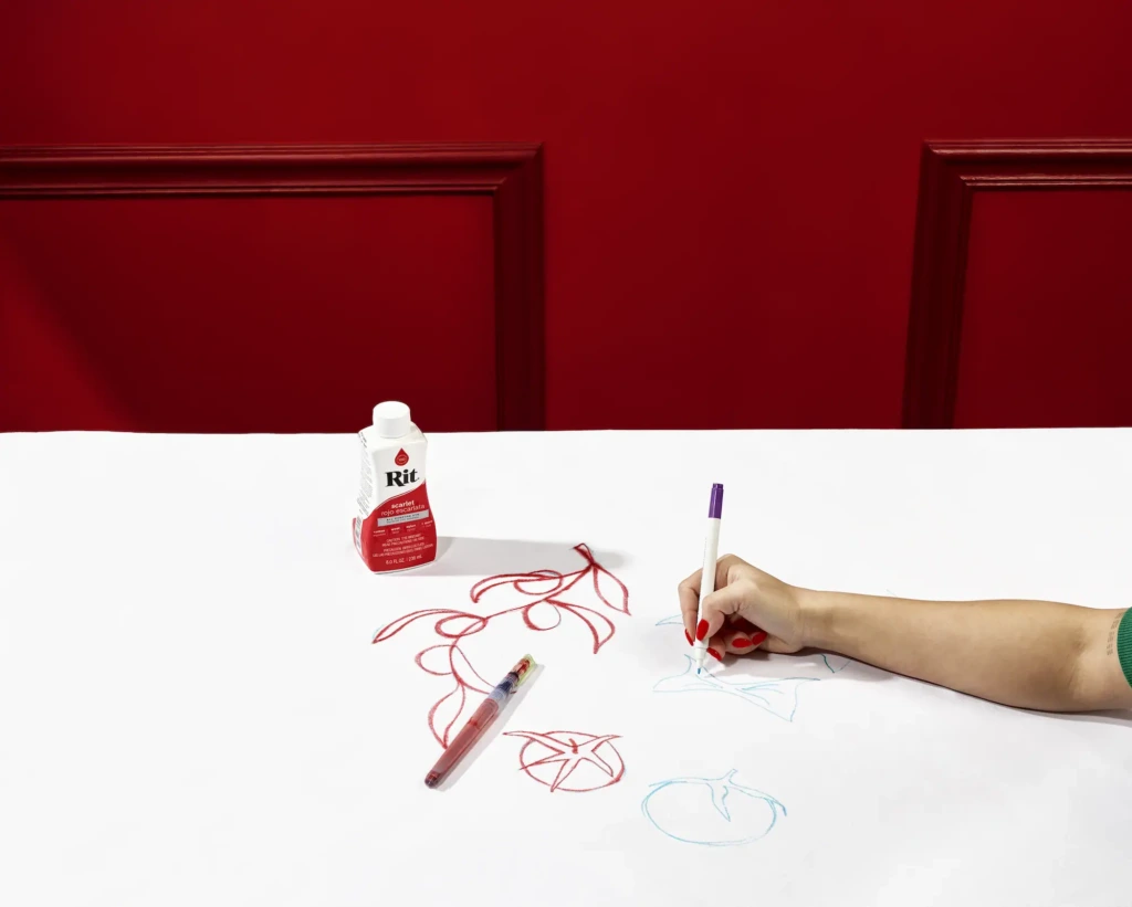 Tworzenie obrusu z motywem Galentynek