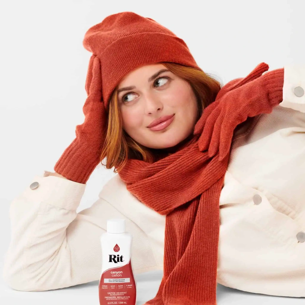 akcesoria zimowe w kolorze canyon